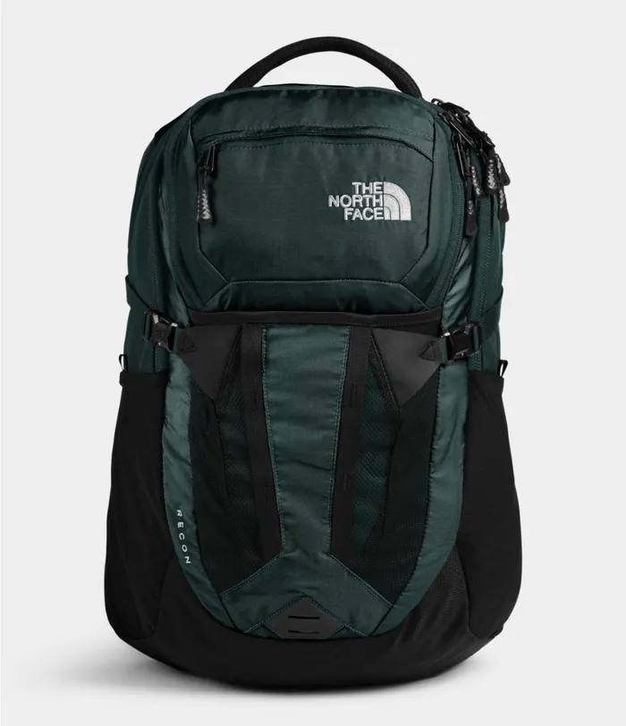 Mens The North Face Backpacks Recon Backpack Scarab Greentnf Black