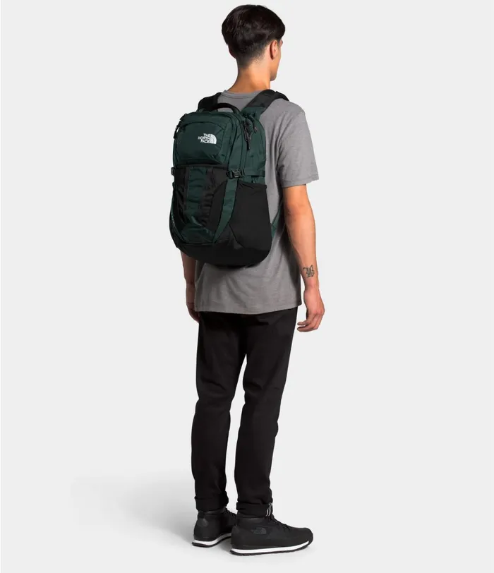 Mens The North Face Backpacks Recon Backpack Scarab Greentnf Black