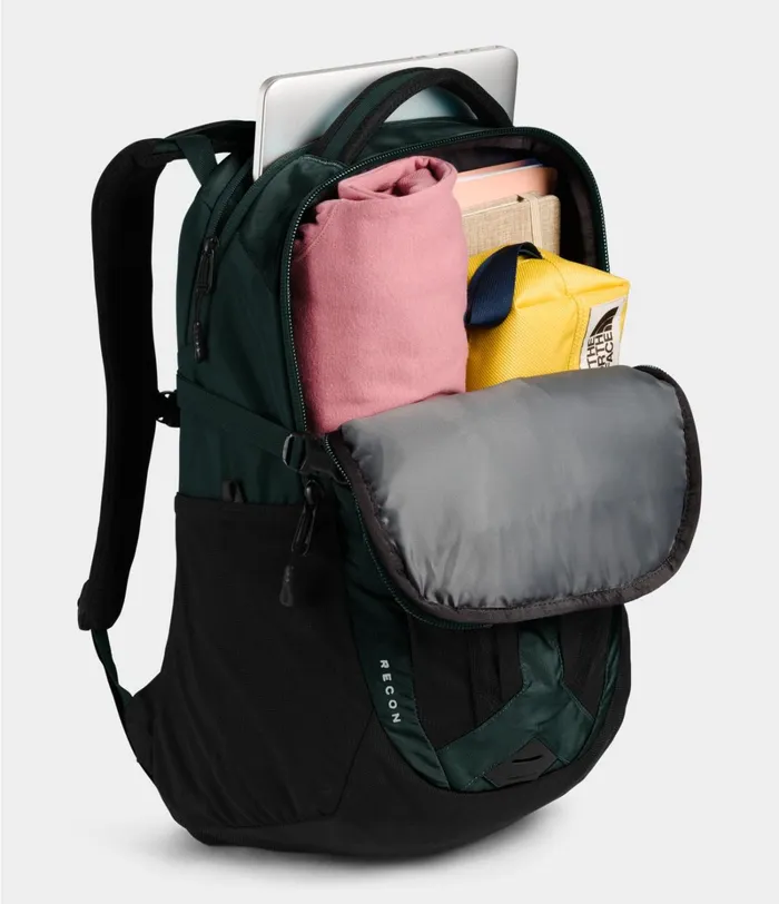 Mens The North Face Backpacks Recon Backpack Scarab Greentnf Black