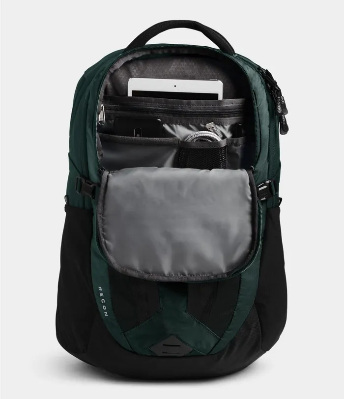 Mens The North Face Backpacks Recon Backpack Scarab Greentnf Black