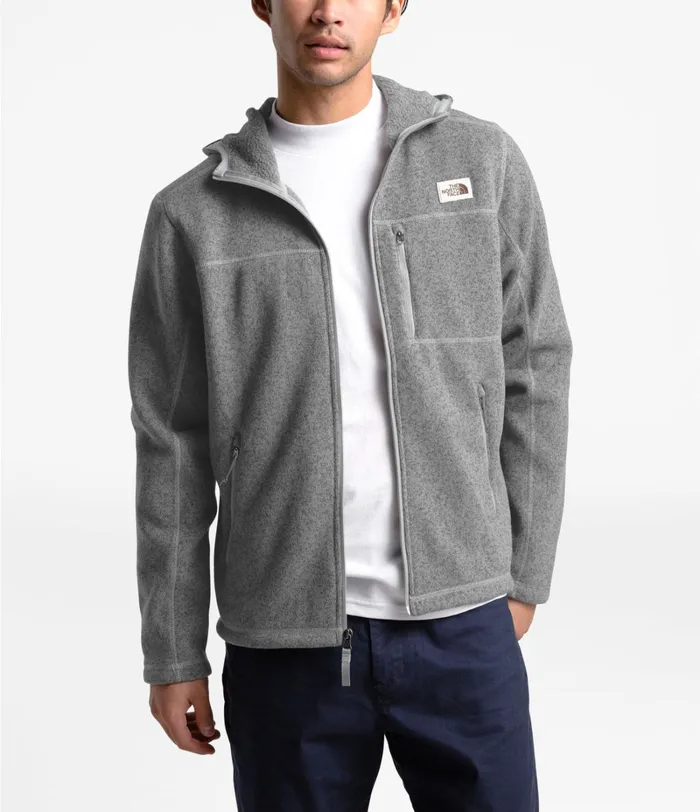 Mens The North Face Fleece Gordon Lyons Hoodie Tnf Medium Grey Heather