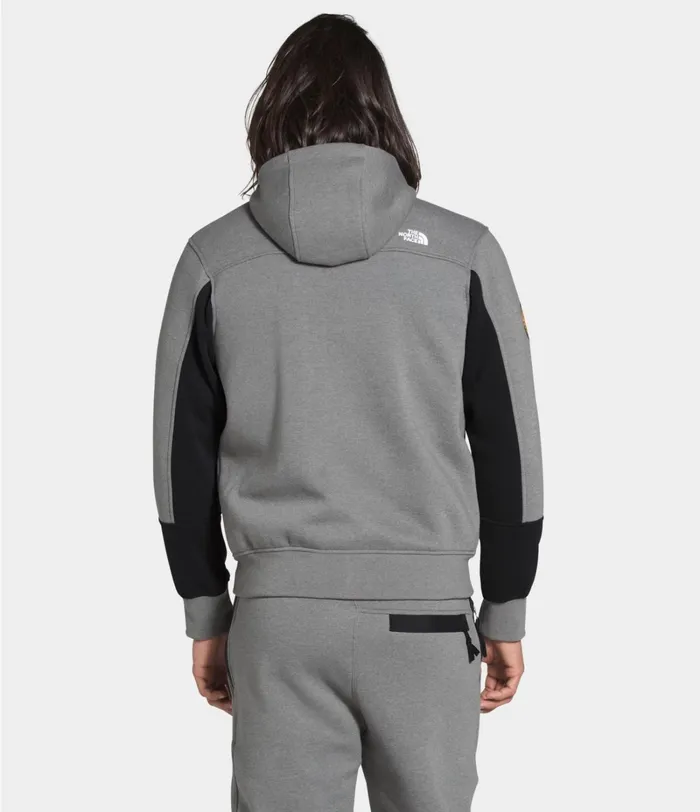 Mens The North Face Hoodies and Sweatshirts Graphic Collection Full Zip Tnf Medium Grey Heathertnf Black