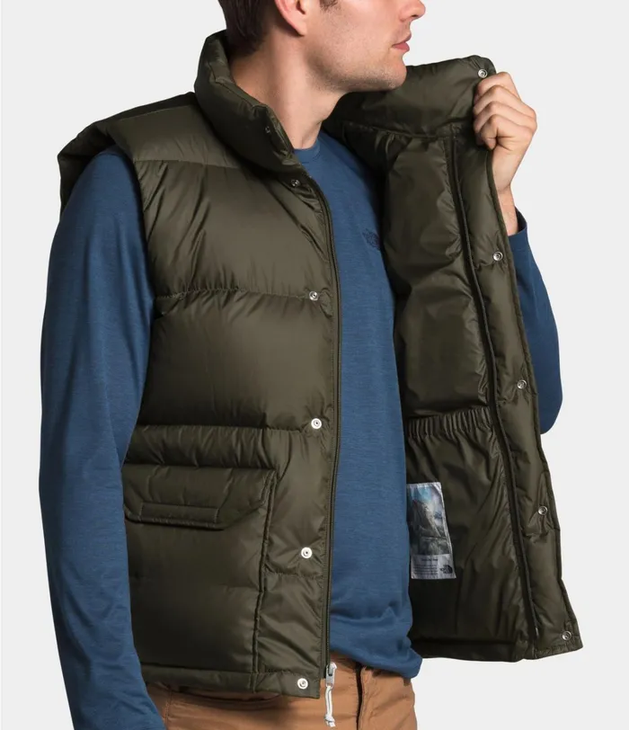 Mens The North Face Insulated and Down Jackets SIERRA DOWN VEST New Taupe