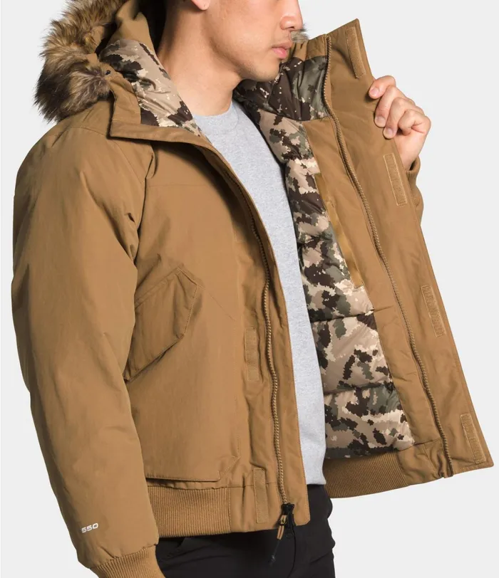 Mens The North Face Insulated and Down Jackets STOVER JACKET Utility Brown