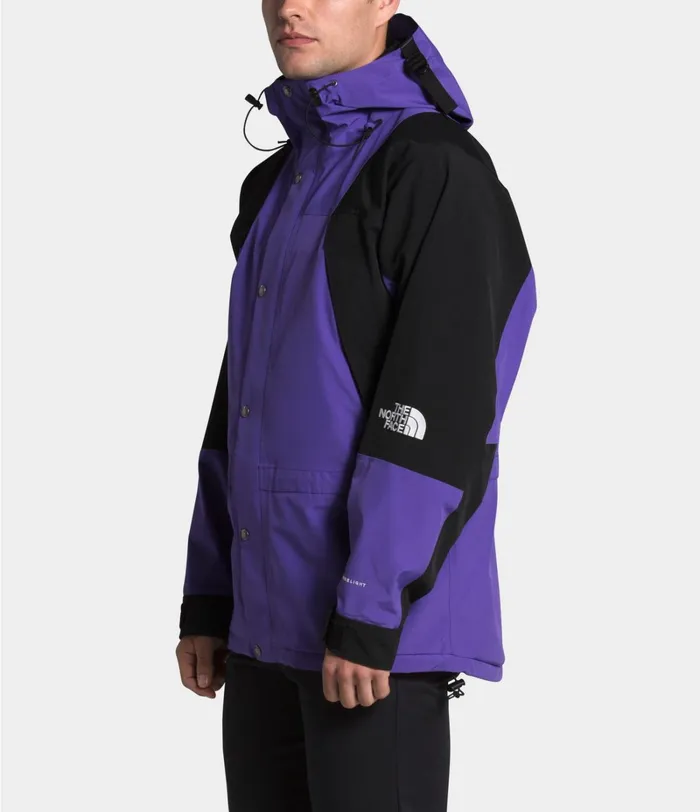 Mens The North Face Rainwear 1994 Retro Mountain Light FUTURELIGHT Jacket Peak Purple