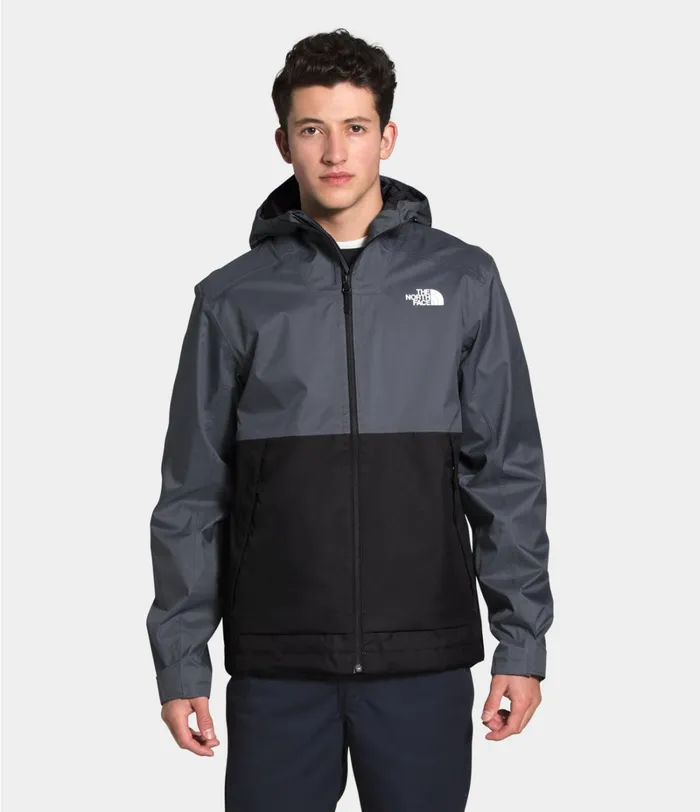 Mens The North Face Rainwear Millerton Jacket Vanadis Greytnf Black