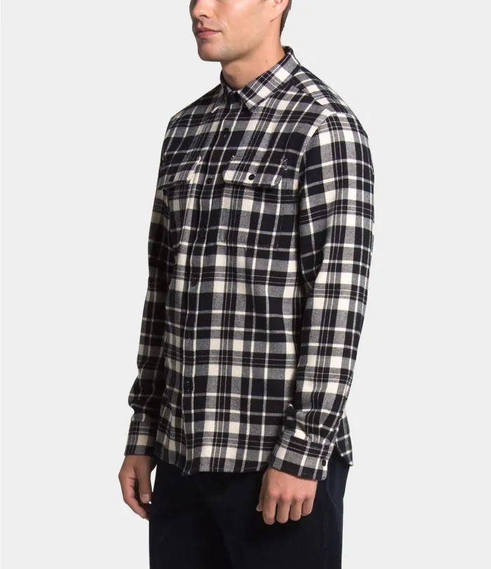 Mens The North Face Shirts and Polos Arroyo Flannel Shirt Vintage White Heritage Medium Two Color Plaid