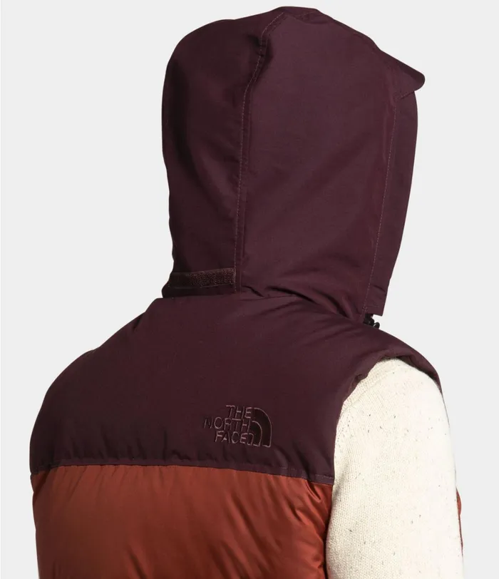Mens The North Face Snow MENS ECO NUPTSE VEST Brandy Brownroot Brown