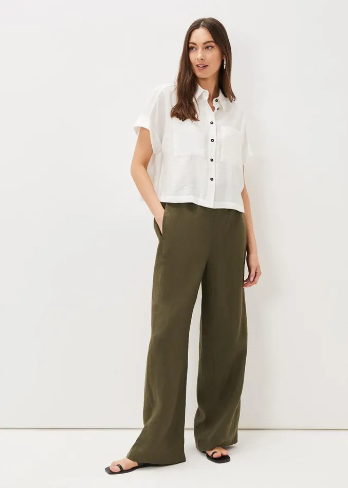 Mia Short Sleeve Shirt White Women Phase Eight Shirts and Blouses