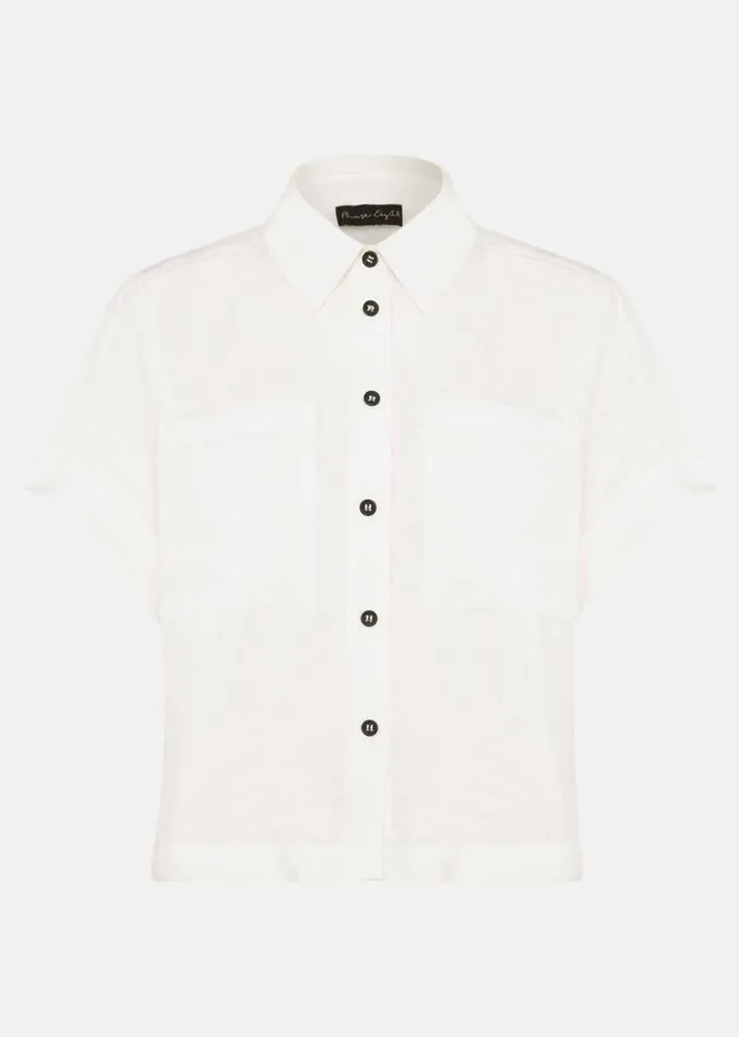 Mia Short Sleeve Shirt White Women Phase Eight Shirts and Blouses