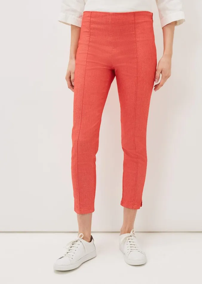 Miah Cropped Jegging Coral Women Phase Eight Trousers