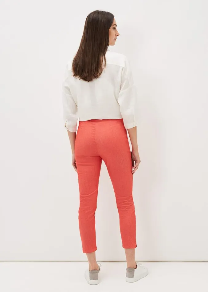 Miah Cropped Jegging Coral Women Phase Eight Trousers