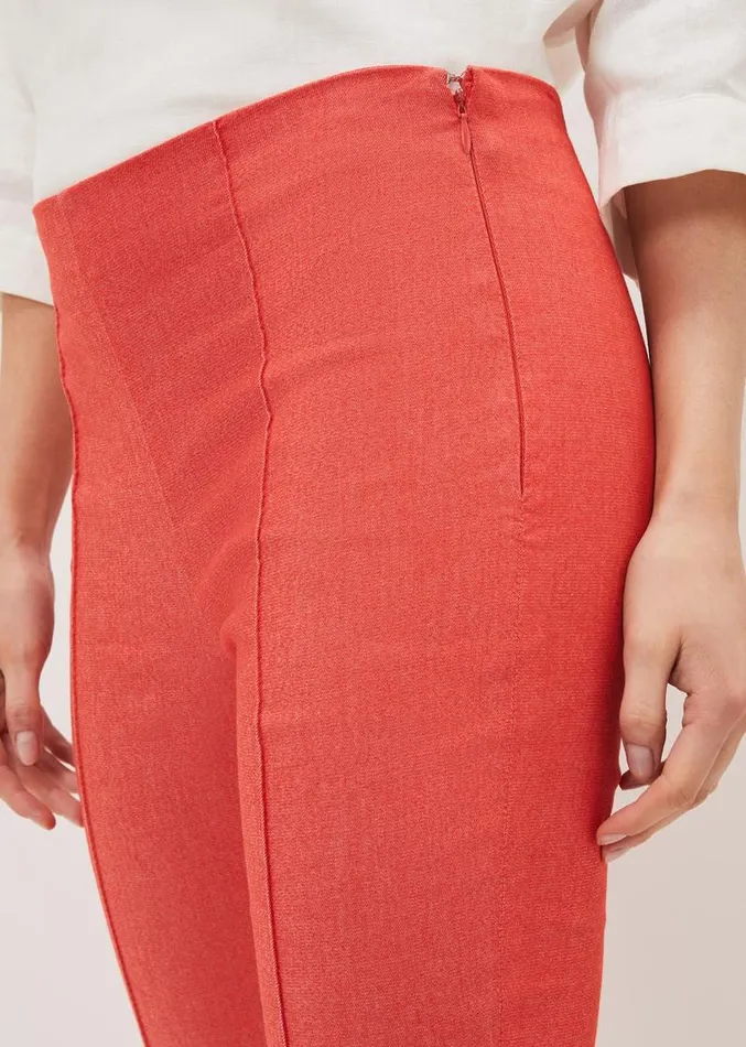 Miah Cropped Jegging Coral Women Phase Eight Trousers