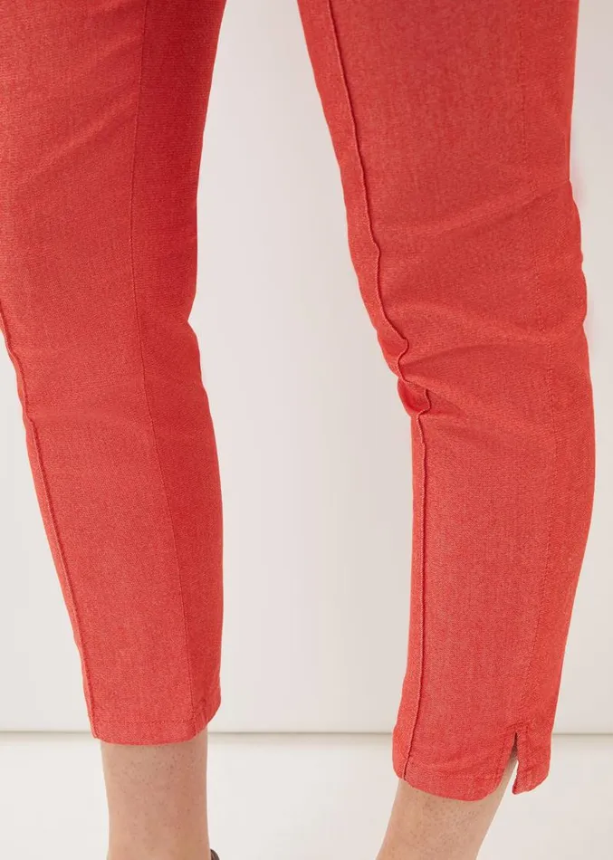 Miah Cropped Jegging Coral Women Phase Eight Trousers