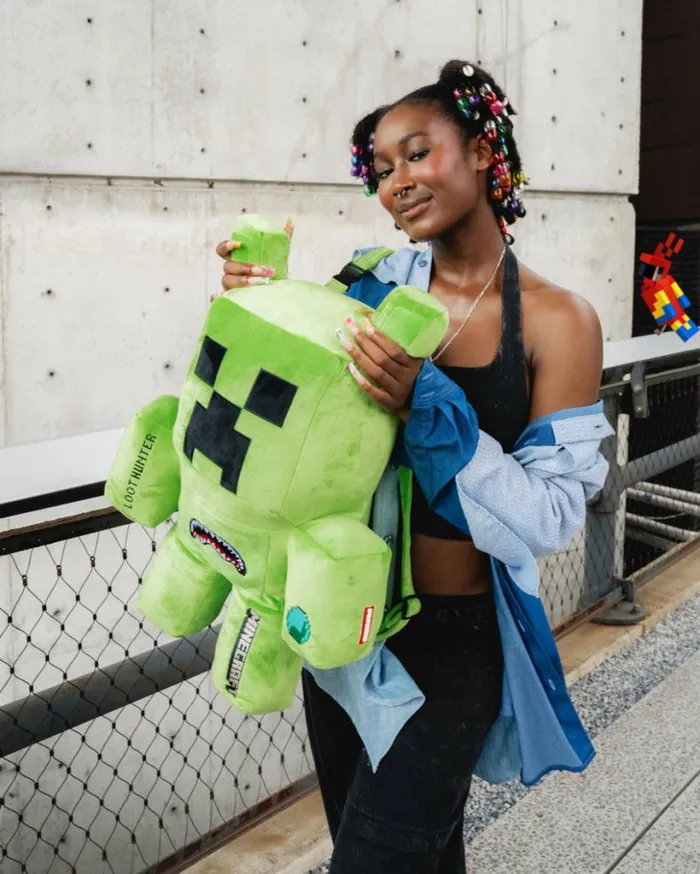 MINECRAFT CREEPER MONEYBEAR BACKPACK Bags SPRAYGROUND