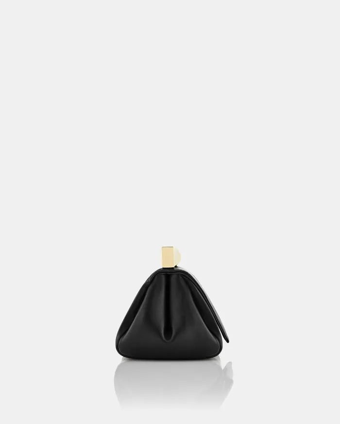 Mini Twist Clutch Black Women Aquazzura Shoulder Bags