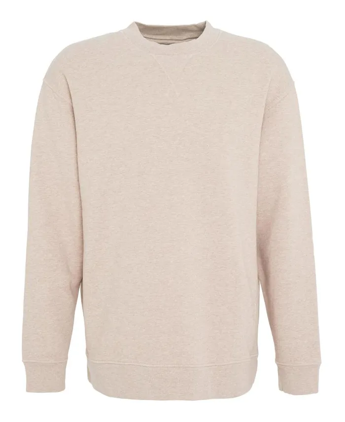 Mosely Oversized Sweatshirt Mid Olive Men Barbour Hoodies and Sweatshirts