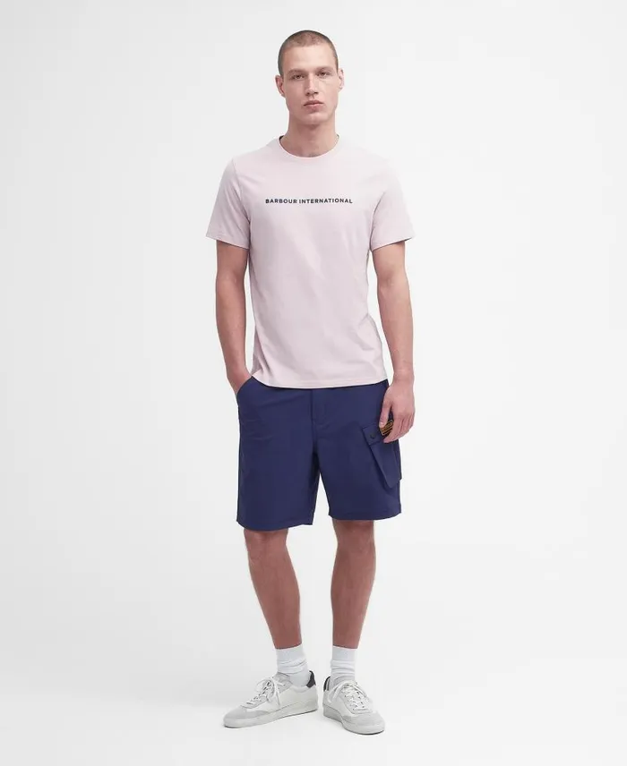 Motored TShirt Dusk Pink Men Barbour TShirts