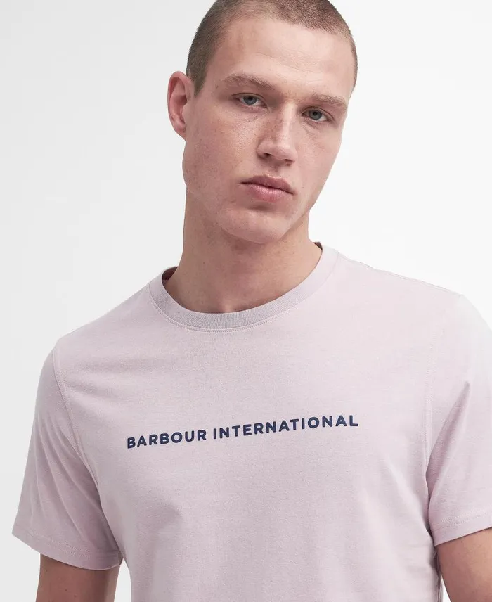 Motored TShirt Dusk Pink Men Barbour TShirts
