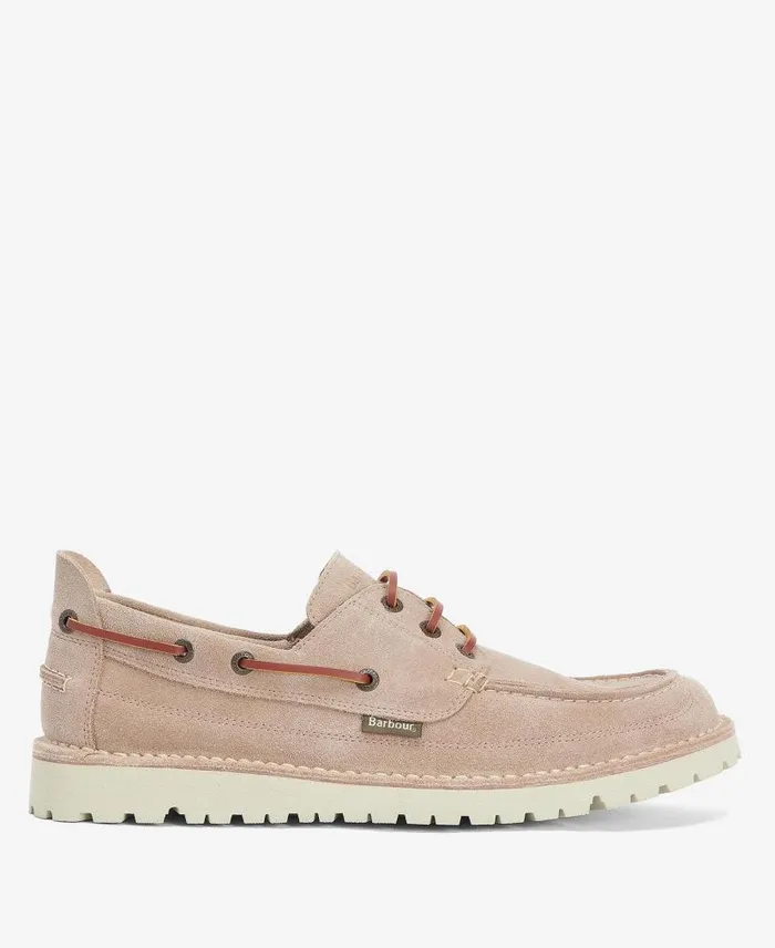 Mousa Boat Shoes Navy Suede Men Barbour Shoes