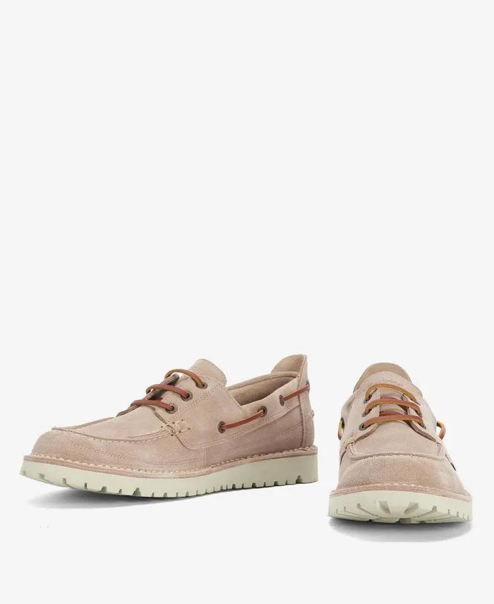 Mousa Boat Shoes Navy Suede Men Barbour Shoes