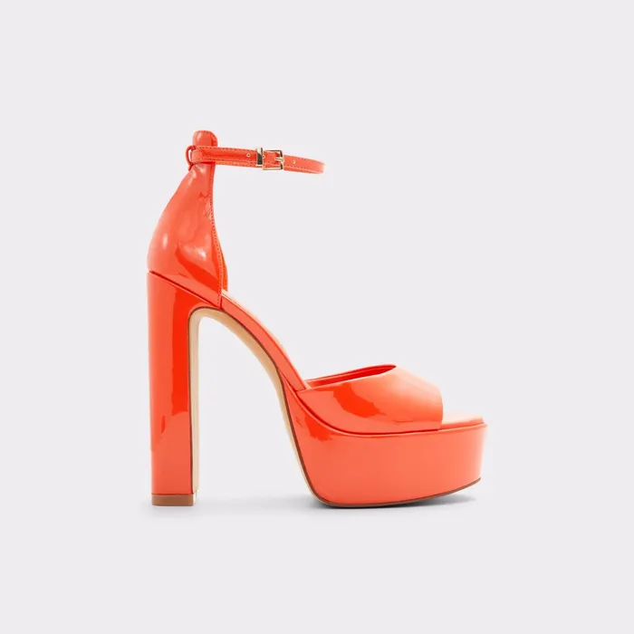 Nissa Bright Orange Women ALDO Heels