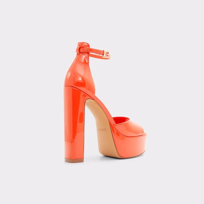 Nissa Bright Orange Women ALDO Heels