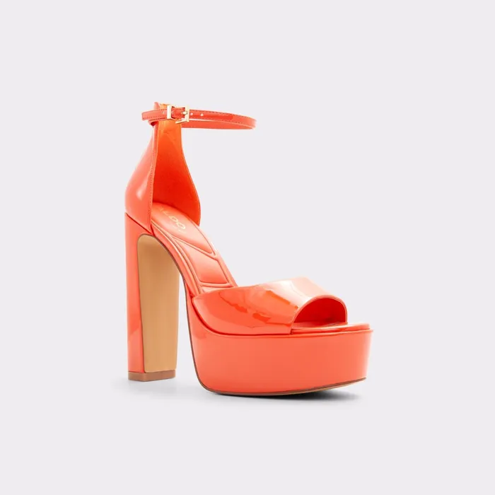Nissa Bright Orange Women ALDO Heels