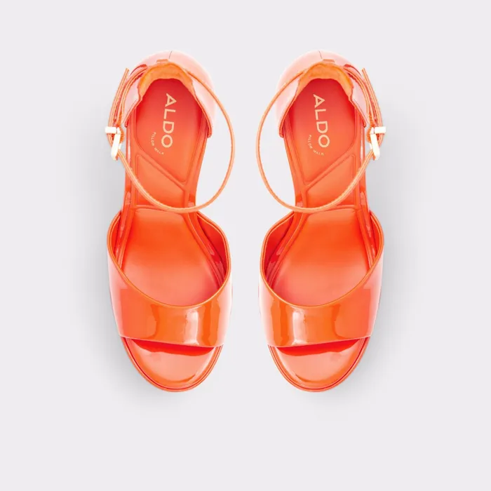 Nissa Bright Orange Women ALDO Heels