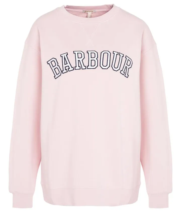 Northumberland Sweatshirt Classic Navy Women Barbour Jumpers