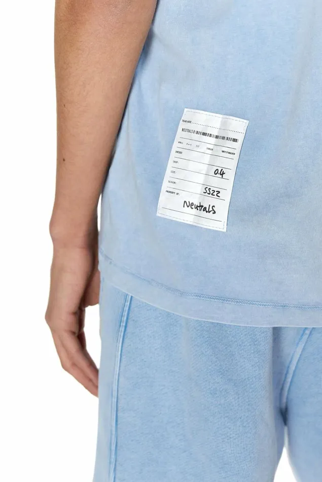NTRLS Powder Blue Oversized Tshirt Powder Blue Men Jaded London TShirts