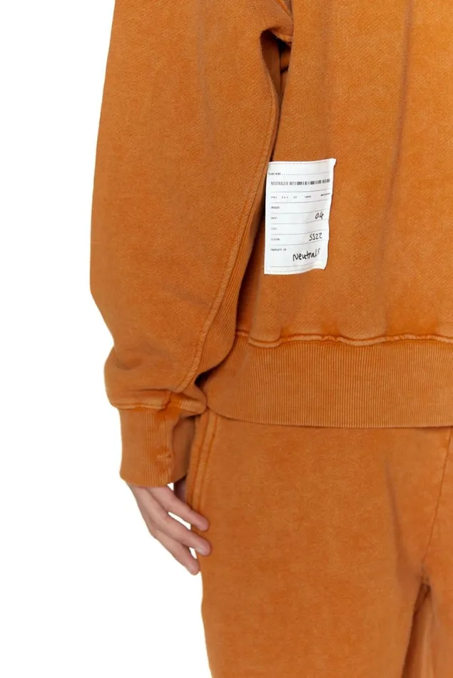 NTRLS Rust Orange Crew Neck Sweatshirt Stone WomenMen Jaded London