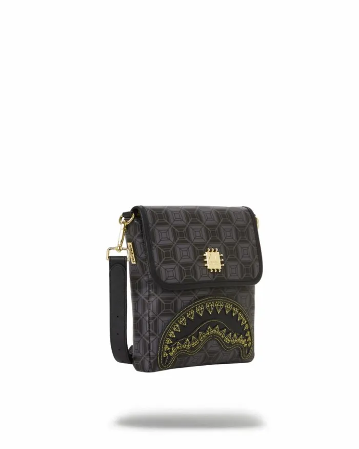 OBSIDIAN STUNNER Ai6 SANDFLOWER COLLAB LARGE SLING Bags SPRAYGROUND