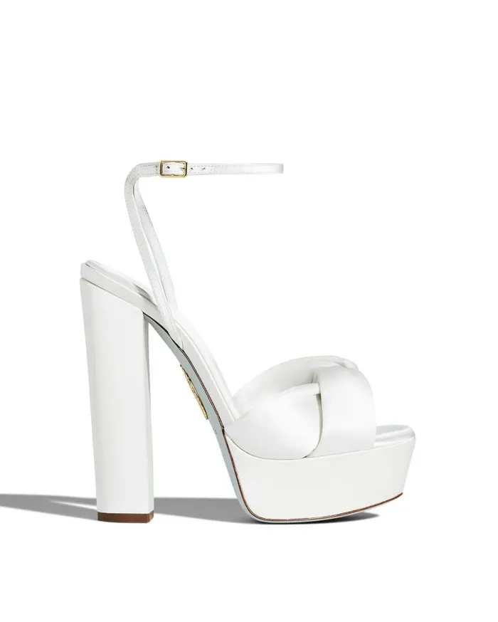 Olie Plateau 140 White Women Aquazzura Platforms