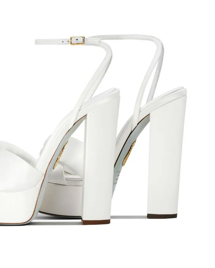 Olie Plateau 140 White Women Aquazzura Platforms