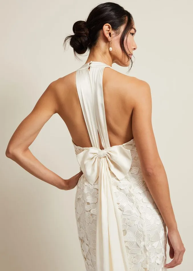 Olivia Bridal Lace Maxi Dress Ivory Women Phase Eight Dresses