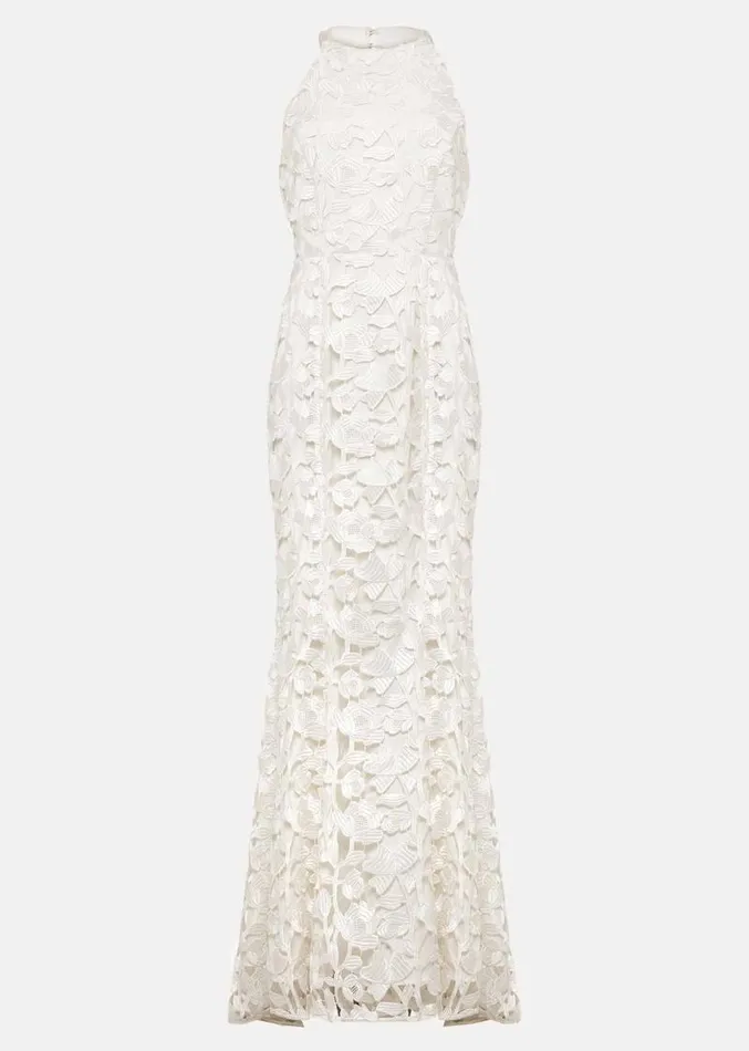 Olivia Bridal Lace Maxi Dress Ivory Women Phase Eight Dresses