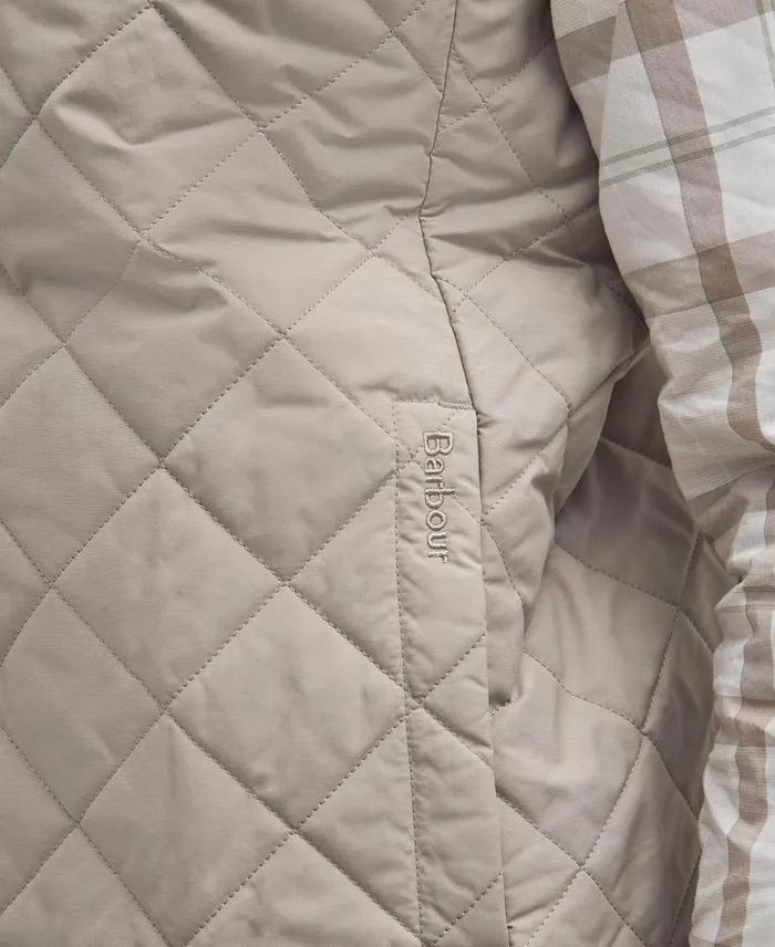 Orton Quilted Gilet Concrete Men Barbour Gilets and Liners