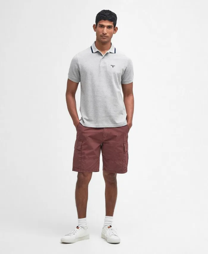 Otterburn ShortSleeved Polo Shirt Blue Chalk Men Barbour Polo Shirts