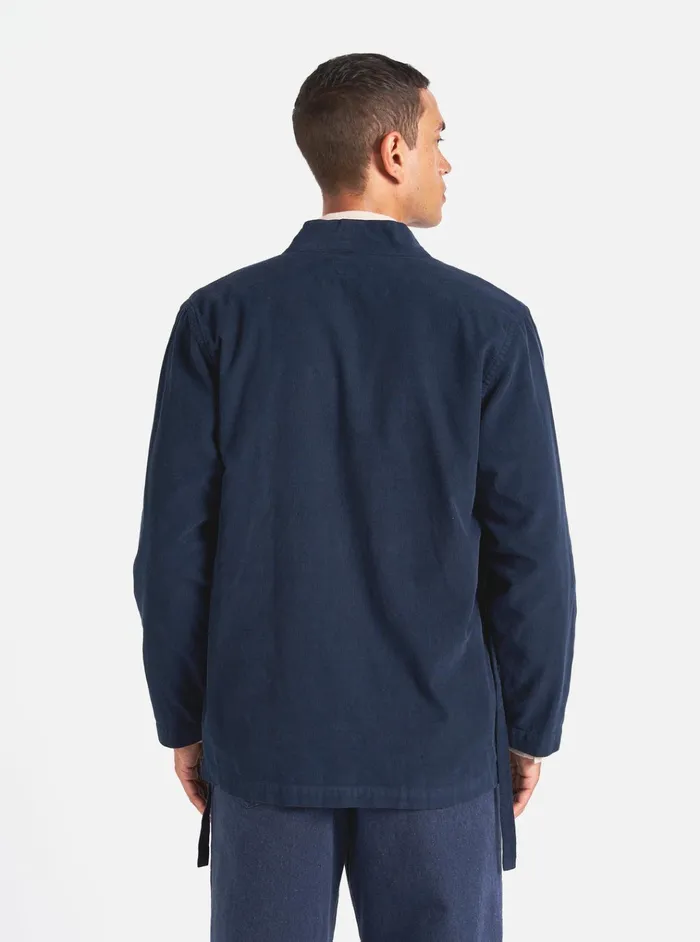 Overshirts Men Universal Works Universal Works Kyoto Work Jacket In Navy Fine Cord