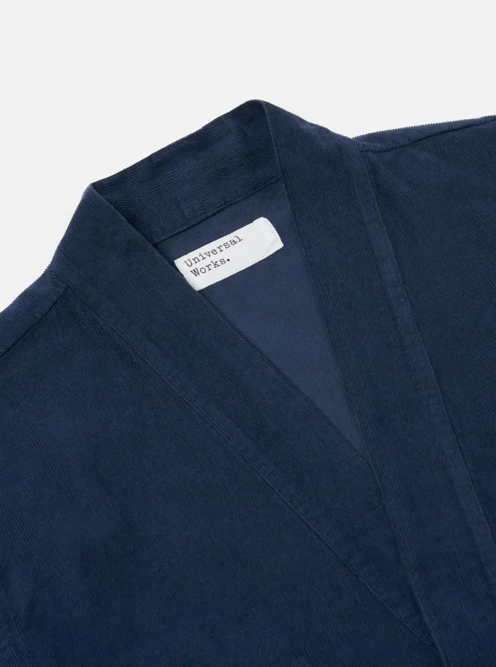 Overshirts Men Universal Works Universal Works Kyoto Work Jacket In Navy Fine Cord