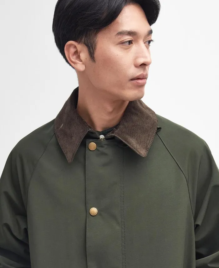 Oversized Burghley Showerproof Jacket Mist Men Barbour Showerproof Jackets