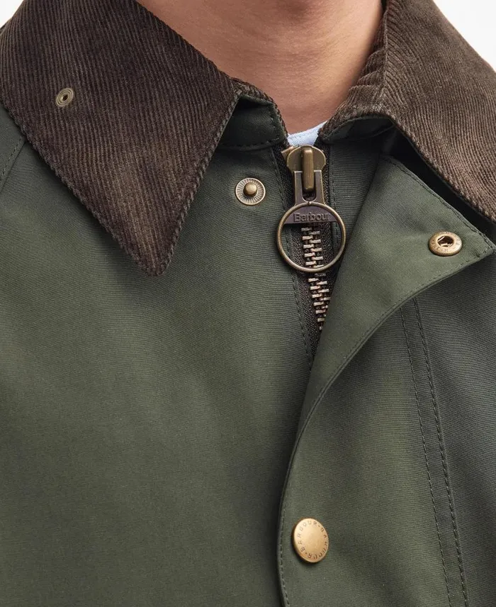 Oversized Burghley Showerproof Jacket Mist Men Barbour Showerproof Jackets