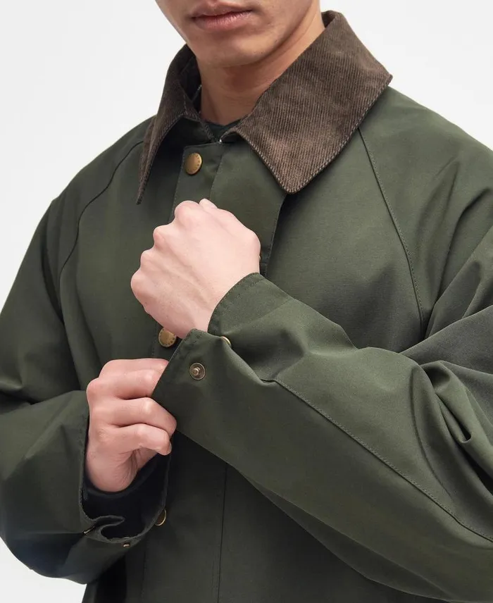 Oversized Burghley Showerproof Jacket Mist Men Barbour Showerproof Jackets