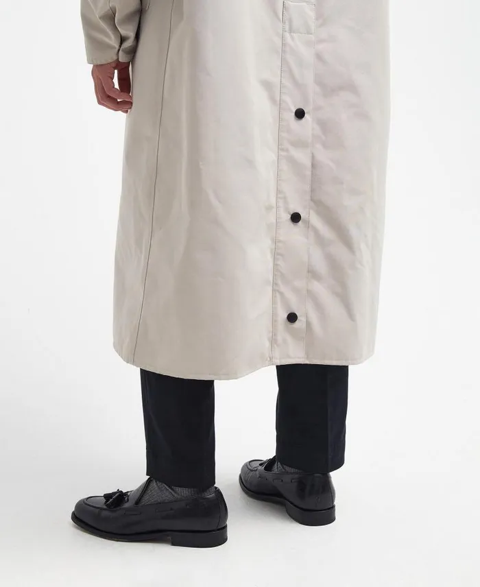 Oversized Burghley Showerproof Jacket Mist Men Barbour Showerproof Jackets