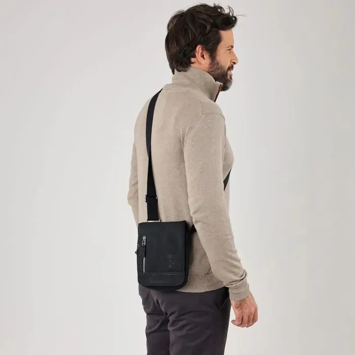 Oxbow Bag Pouch Wallet Men Shoulder Bag Figaro 8211 Noir