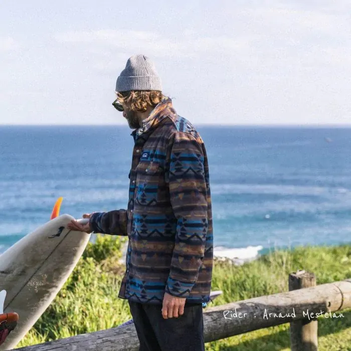 Oxbow Shirt Men Polar Fleece Saudade 8211 Oceano