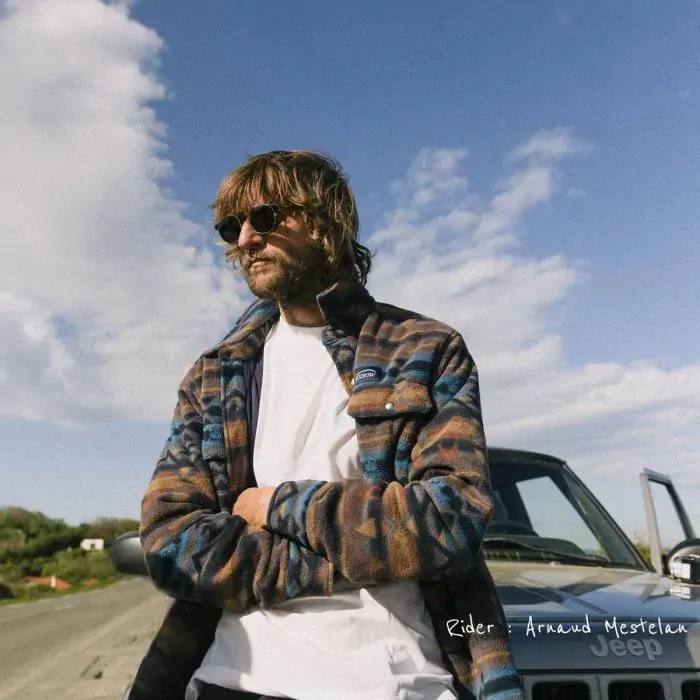Oxbow Shirt Men Polar Fleece Saudade 8211 Oceano