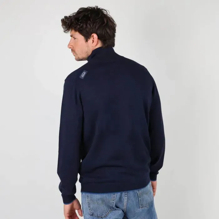 Oxbow Sweater Men Sweater Pezip 8211 Deep Marine Chin
