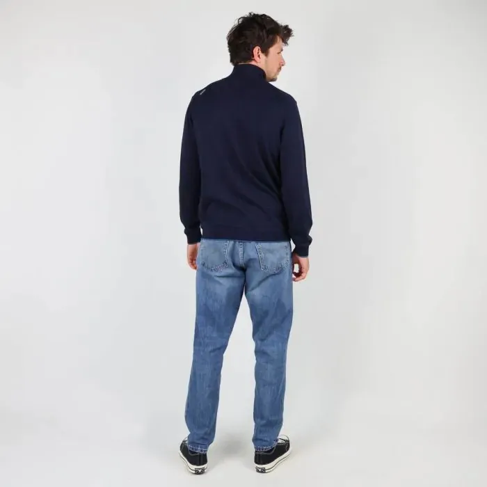 Oxbow Sweater Men Sweater Pezip 8211 Deep Marine Chin